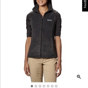 Columbia Gray Fleece Vest